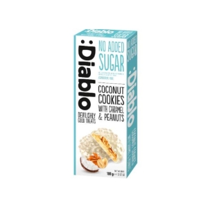 DIABLO COCONUT COOKIES CARAMEL & PEANUT 100 GR