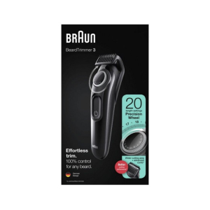 BRAUN SHAVER BEARD TRIMMER BT3324 BLACK