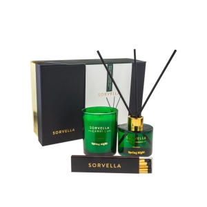 SORVELLA CANDLE & REED DIFFUSER SPRING NIGHT SET