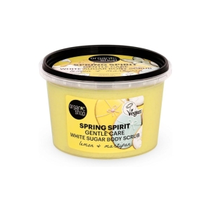 ORGANIC SHOP 44979E SPRING SPIRIT GENTLE CARE WHITE SUGAR BODY SCRUB, 250 ML