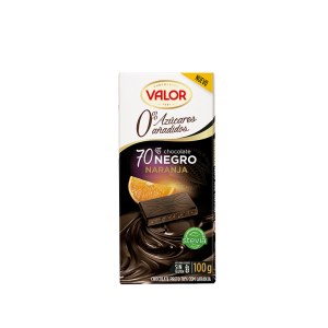 VALOR 70% negro naranja 100g