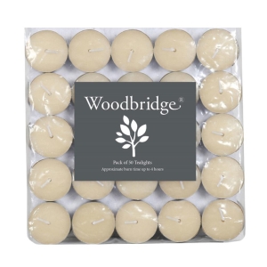 WOODBRIDGE TEALIGHT CANDLES X 50