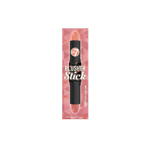 W7 BLUSHER STICK PEACHY PEACH & PETAL PINK