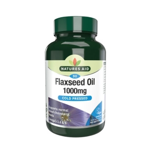 NATURES AID FLAXSEED OIL 1000MG