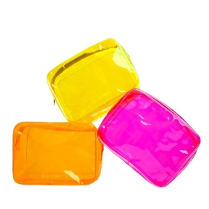 IDC INSTITUTE 80095 NEON TRANSPARENT BAG