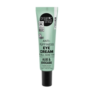 ORGANIC SHOP 41084E AVOCADO & ALOE ANTI-PUFFINESS EYE CREAM 30ML