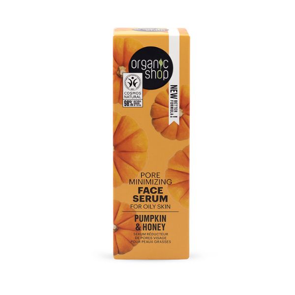 ORGANIC SHOP 40841E PORE MINIMIZING FACE SERUM FOR OILY SKIN PUMPKIN AND HONEY, 30 ML - Image 2