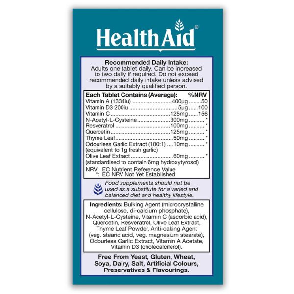HEALTH AID LUNGFORTE X30 TABLETS - Image 2