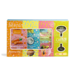 IDC INSTITUTE 85109 PACK 1 JADE ROLLER+3 FACE MASK