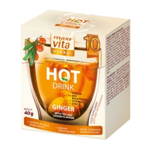 MAXI VITA HORKY HOT DRINK GINGER X10 SACHETS 40G
