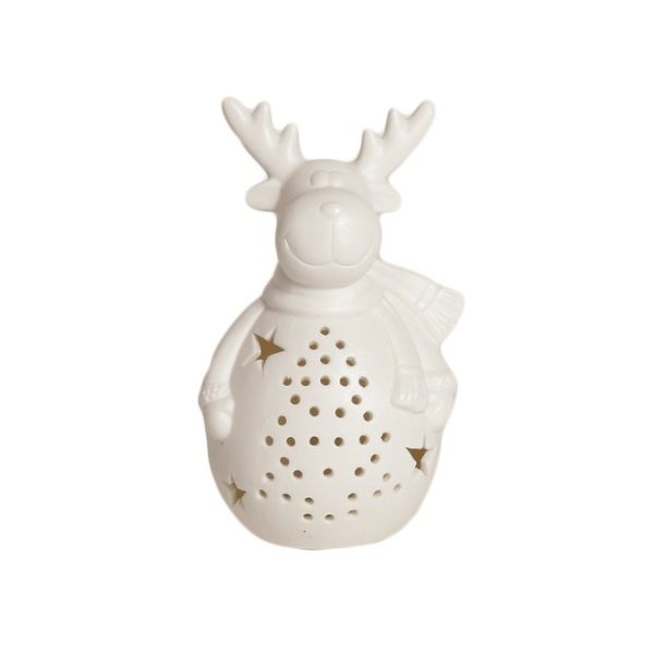 STRAINT LED BISCUIT REINDER 14 CM 28803