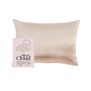 SILVER CLOUD CARAMEL SATIN PILLOWCASE