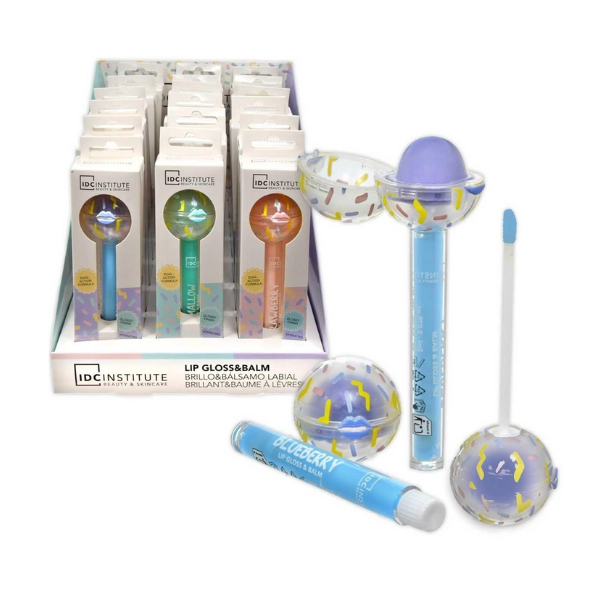 IDC INSTITUTE 44122 CANDY LOLLIPOP LIP BALM+GLOSS