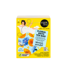ORGANIC SHOP 04386E FLORAL BATH TEA BAG BLOOMING PARADISE