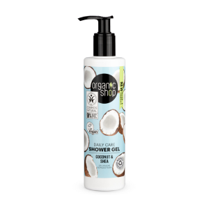 ORGANIC SHOP 41107E DAILY CARE SHOWER GEL COCONUT AND SHEA, 280 ML