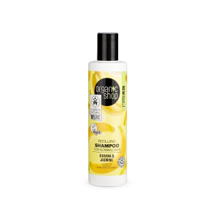 ORGANIC SHOP 40124E REVITALIZING SHAMPOO FOR NORMAL HAIR BANANA AND JASMINE, 280 ML