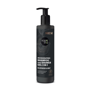 ORGANIC SHOP 41282E SHAMPOO AND SHOWER GEL 2 IN 1 BLACKWOOD & MINT, 280 ML
