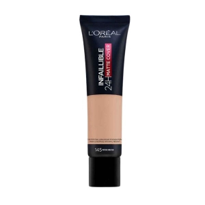 L'OREAL INFALLIBLE MATTE COVER FOUNDATION 145 ROSE BEIGE