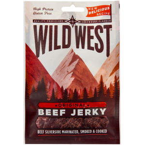 WILD WEST BEEF JERKY ORIGINAL 25G