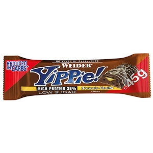 WEIDER YIPPIE PROTEIN BAR BROWNIES VANILLA 45G
