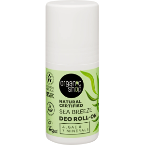 ORGANIC SHOP 43316E NATURAL CERTIFIED SEA BREEZE DEO ROLL-ON ALGAE & 7 MINERALS 50ML
