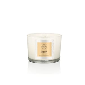 AROMA HOME 6650 COTTON VANILLA WAX CANDLE 115G
