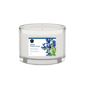 AROMA HOME 9385 IRIS AND WHITE ROSE SCENTED CANDLE 115G