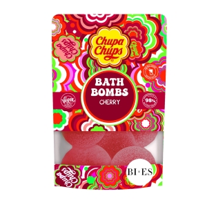 URODA 6763 CHUPA CHUPS BATH BOMBS CHERRY BATH BOMBS X 6