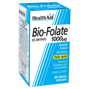 HEALTH AID BIO- FOLATE 1000ug X90 TABLETS