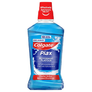 COLGATE PLAX PEPPERMINT FLAVOUR MOUTHWASH 500ML