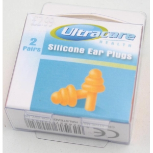 ULTRACARE 12025 SILICONE EAR PLUGS