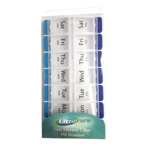 ULTRACARE 12054 PEASY RELEASE 7 DAY PILL ORGANISER