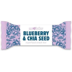 MA BAKER BLUEBERRY & CHIA SEED SNACK BAR 45G