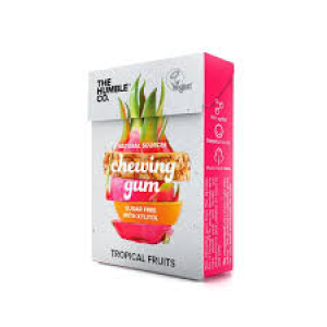 THE HUMBLE CO CHEWING GUM TROPICAL FRUITS