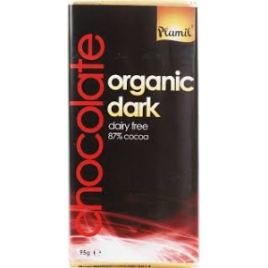 PLAMIL ORGANIC DARK CHOCOLATE 95G 85%