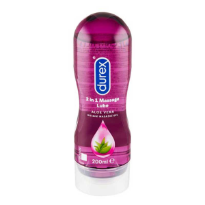 DUREX 2 IN 1 MASSAGE LUBE ALOE VERA 200ML