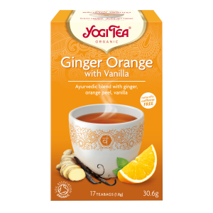 YOGI TEA GINGER ORANGE WITH VANILLA 17 TEABAGS