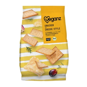 VEGANZ CRACKER CHEESE STYLE 100G