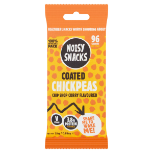 NOISY SNACKS CHICKPEAS CHIP SHOP CURRY 25G