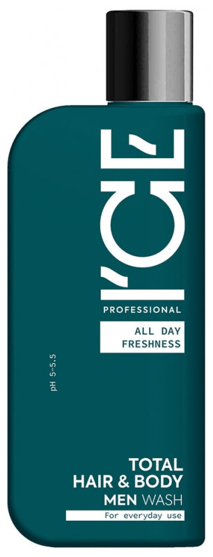 NATURA SIBERICA 04508E ICE TOTAL HAIR & BODY MEN WASH FOR EVERYDAY USE 250ML