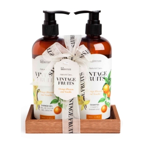 IDC INSTITUTE VINTAGE FRUITS GIFT SET TRAY