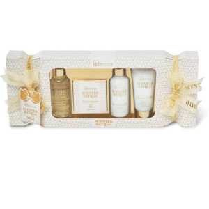 IDC INSTITUTE 98188 SCENTED BATH GOLD GIFT SET CANDY X 4 PCS