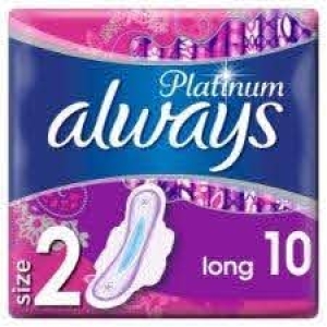 ALWAYS PLATINUM ULTRA LONG PLUS X 10