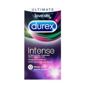 DUREX INTENSE STIMULATING CONDOMS X12
