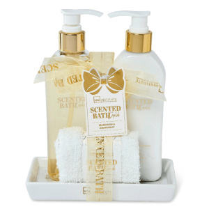 IDC INSTITUTE 42067 SCENTED BATH GOLD HAND DUO GIFT PACK X 3 PCS