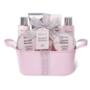 IDC INSTITUTE 42074 SECRET STORIES GIFT SET IN TIN X 7 PCS