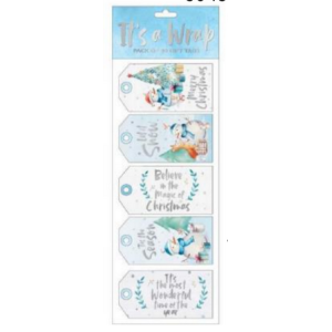 TRI-COASTAL ITS A WRAP XMAS GIFT TAGS