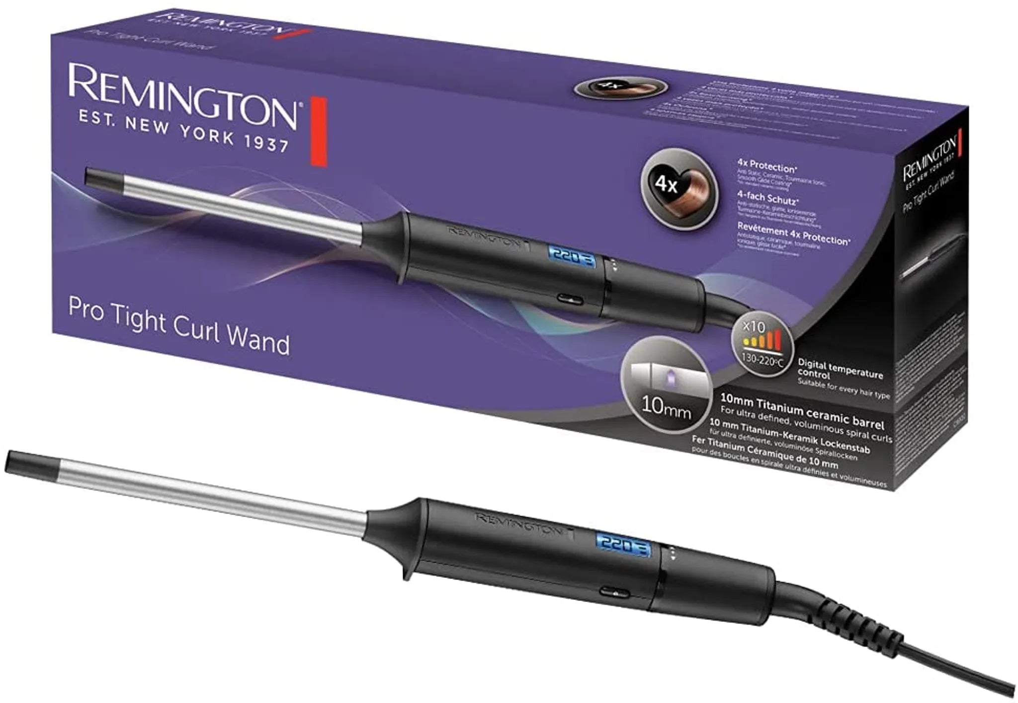 REMINGTON STRAIGHTENER PROTIGHT CURL WAND