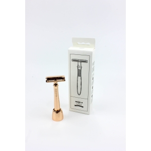 REBELS WITH A CAUSE PREMIUM METAL DOUBLE EDAGE SAFETY RAZOR ROSE GOLD