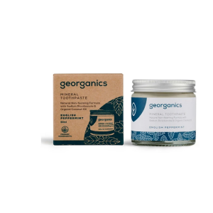 GEORGANICS MINERAL TOOTHPASTE POWDER ENGLISH PEPPERMINT 60ML